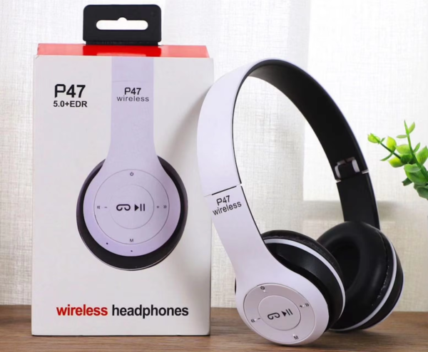 P47 Bluetooth 5.0 Wireless Headphones