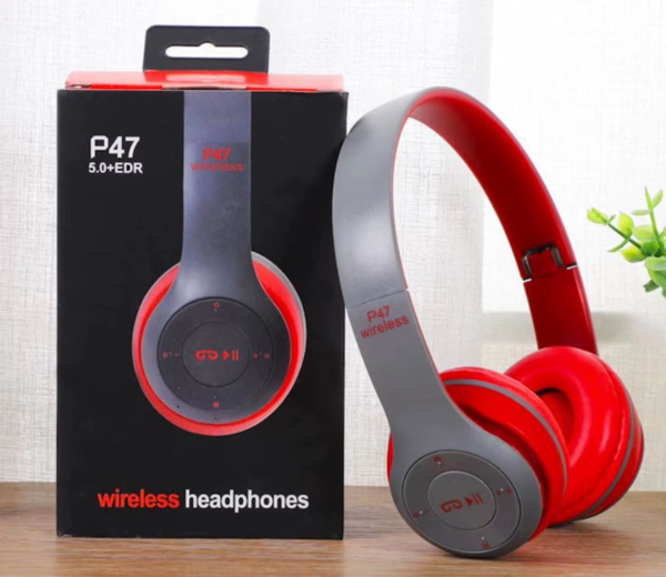 P47 Bluetooth 5.0 Wireless Headphones
