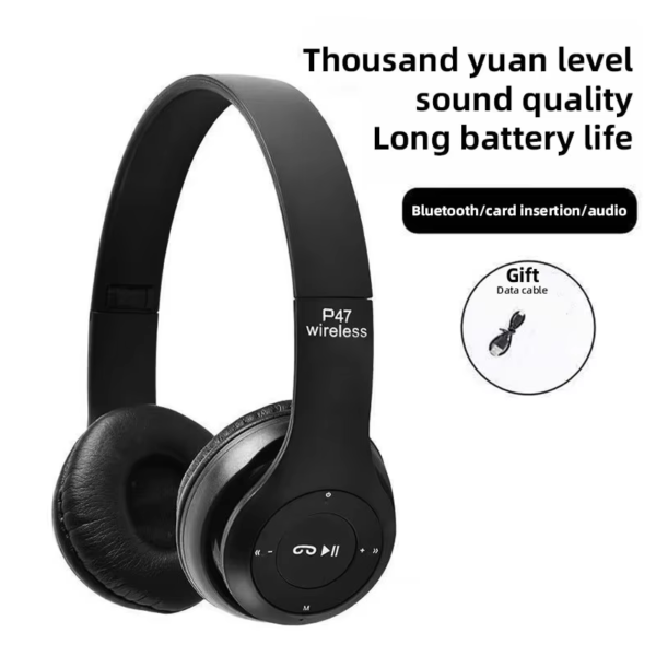 P47 Bluetooth 5.0 Wireless Headphones