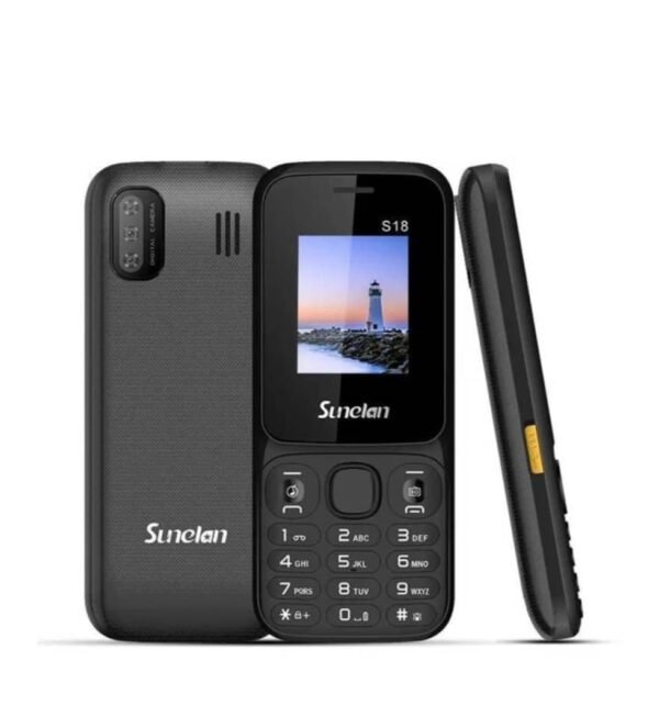 Sunelan S18 Dual SIM Feature Phone – 1.8" Screen, 2000mAh Battery