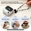 Mini Flip 2G Button Phone with Cute Phone Lanyard