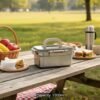 1200ML Stainless Steel Food Storage Container with Airtight Seal