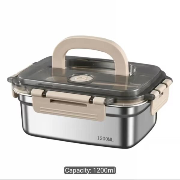 1200ML Stainless Steel Food Storage Container with Airtight Seal