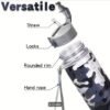 750ML Camouflage Sports Water Bottle with Straw & Lanyard