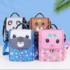 Kids Cartoon Insulated Lunch Bag – Portable School Lunch Cooler