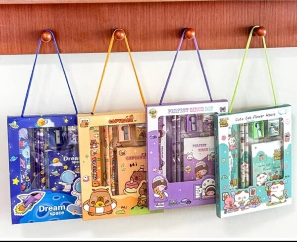 IMG-20260909-WA0035 6-Piece Cute Capybara School Stationery Set