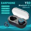 Y50 Bluetooth 5 Wireless Sports Earbuds with Charging Case