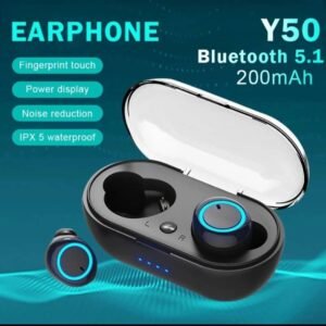 IMG-20260909-WA0041 Y50 Bluetooth 5 Wireless Sports Earbuds with Charging Case