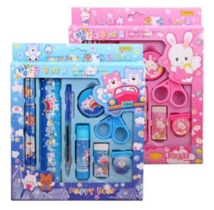 9-Piece Cute Children's School Stationery Set