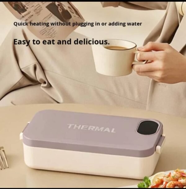 1L Electric Heated Lunch Box – 304 Stainless Steel
