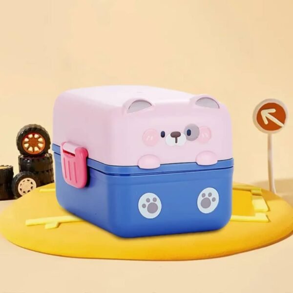 Kids Cartoon Insulated Lunch Bag – Portable School Lunch Cooler