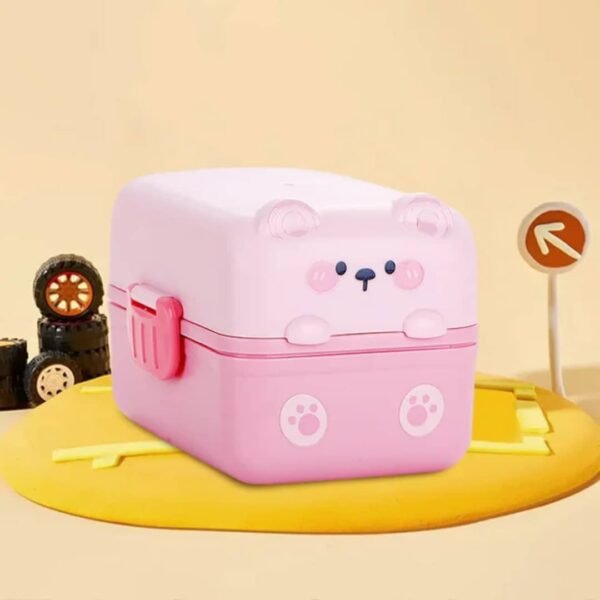 Kids Cartoon Insulated Lunch Bag – Portable School Lunch Cooler