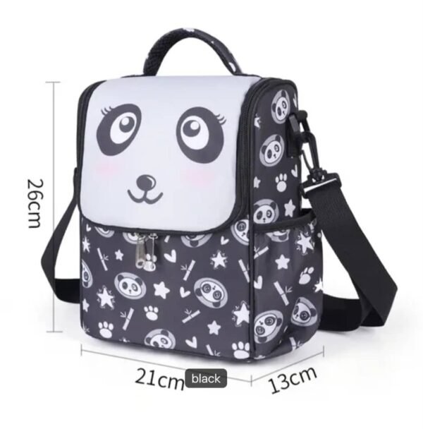 Kids Cartoon Insulated Lunch Bag – Portable School Lunch Cooler