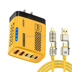 IMG-20260909-WA0082 240W 5-Port USB-C PD Fast Charger with Charging Cable