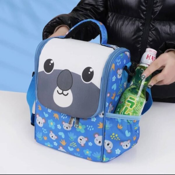 Kids Cartoon Insulated Lunch Bag – Portable School Lunch Cooler